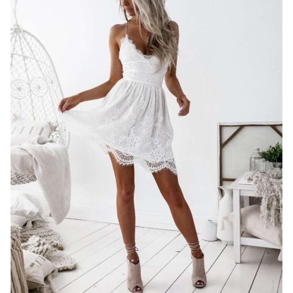 White dress